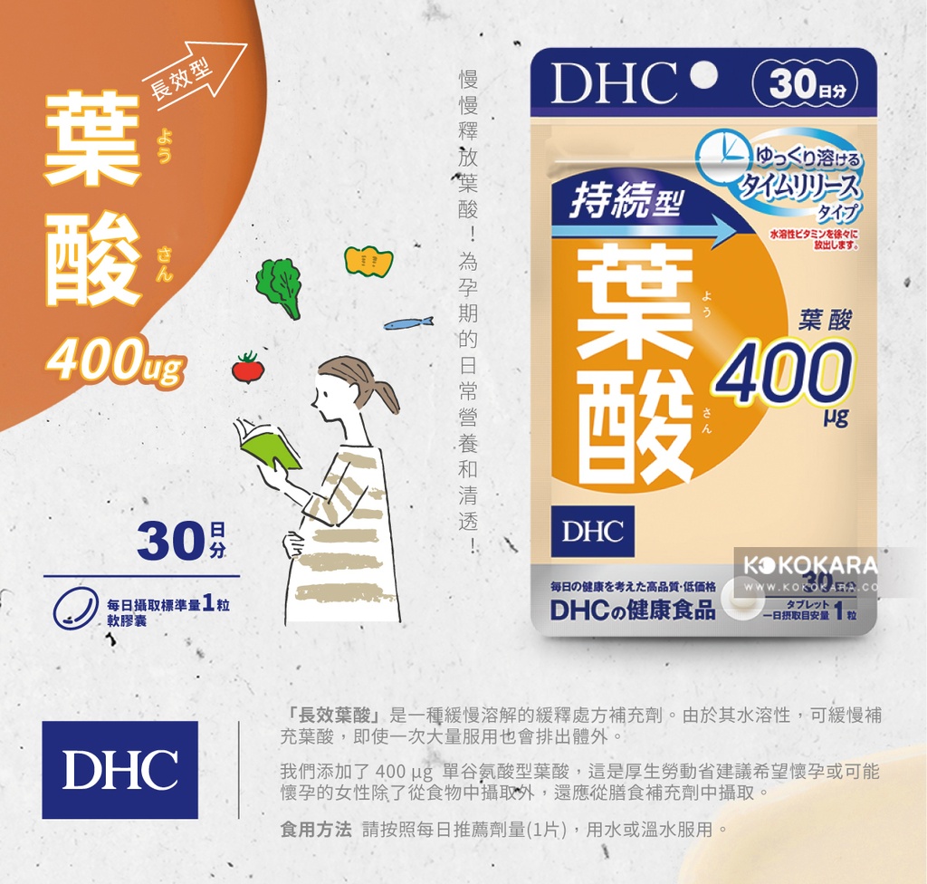 358.DHC 持續型葉酸 30日分