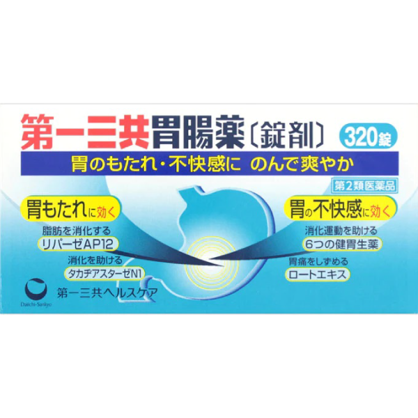 074. 第一三共胃腸藥〔錠劑s〕320錠