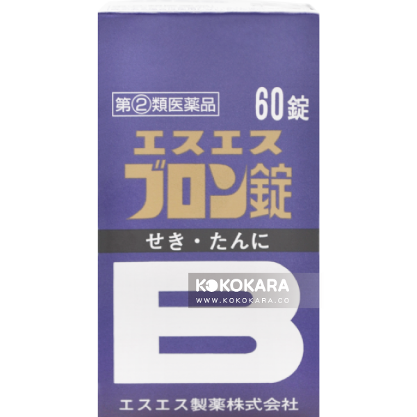SS製藥 白兔牌 BRON 止咳化痰糖衣錠 60錠