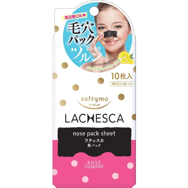 KOSE 高絲 softymo LACHESCA 黑鼻貼 10枚入