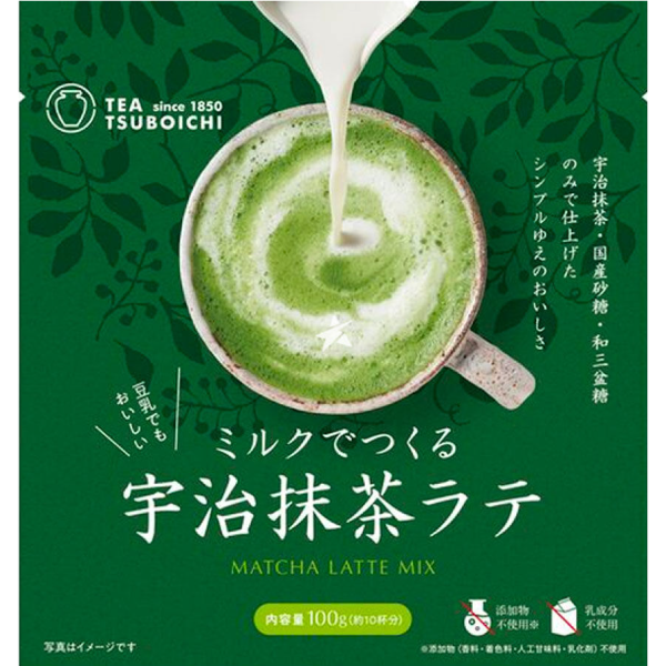 512.老舖 TSUBOICHI 製茶本舖 宇治抹茶牛奶拿鐵 100g