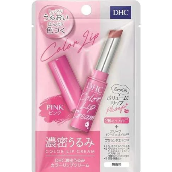 DHC 濃密うるみ Color Lip Cream 1.5g / 粉色