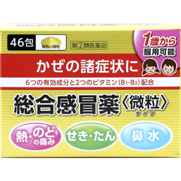 511.米田藥品工業 1歲兒起適用 綜合感冒藥 微粒 46包