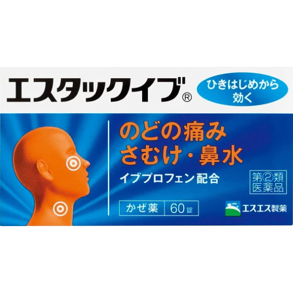 SS製藥 白兔牌 Estac Eve Fine 感冒藥 60錠
