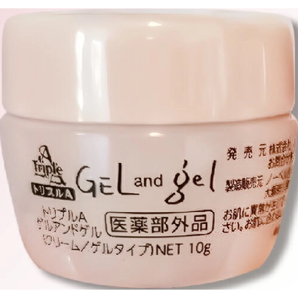 Gel and gel Triple A 湘南小面霜 清爽型 10g <醫藥部外品>