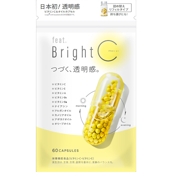 Bright C フィート ブライトC 詰め替えリフィルタイプ 60粒 /美容維他命C