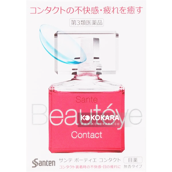 參天玫瑰亮澤眼藥水 Santen Beauteye (隱形眼鏡適用) 12mL