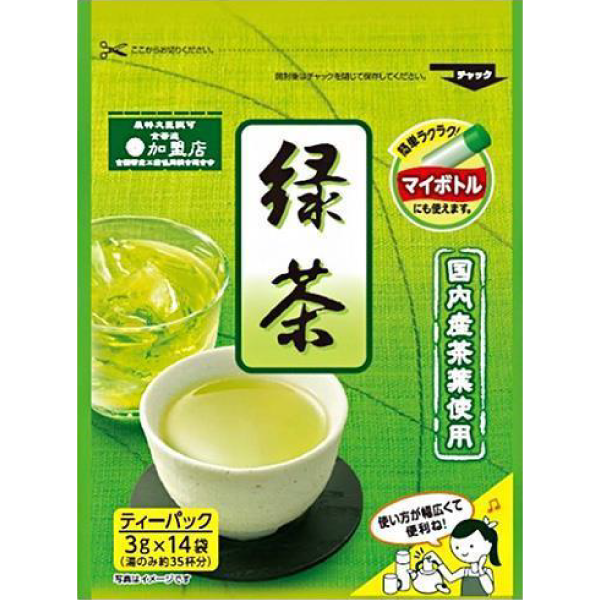 京都茶農協組合 國內產 綠茶 (3g×14袋)