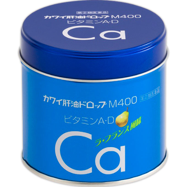 河合 KAWAI肝油 M400 兒童梨鈣 肝油軟糖 180粒入 (藍罐洋梨味)