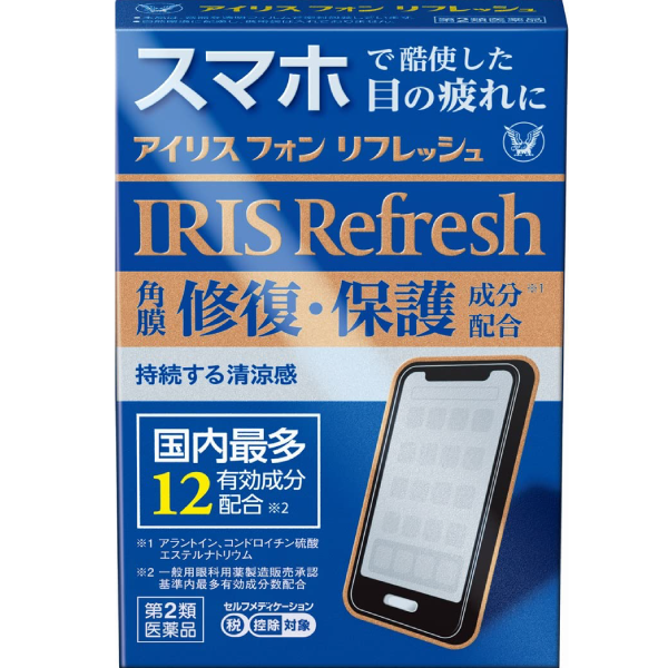 大正 愛力舒 IRIS Refresh 角膜修復保護 眼藥水 / アイリス フォン リフレッシュ 12mL