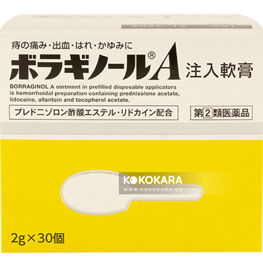 [天藤製藥] 213. 天藤製藥 保能痔 Borraginol A 痔瘡藥 注入軟膏 (2g×30個入)