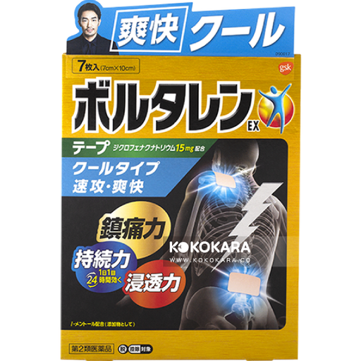 [同仁醫藥化工] ボルタレンEXテープ 7枚
