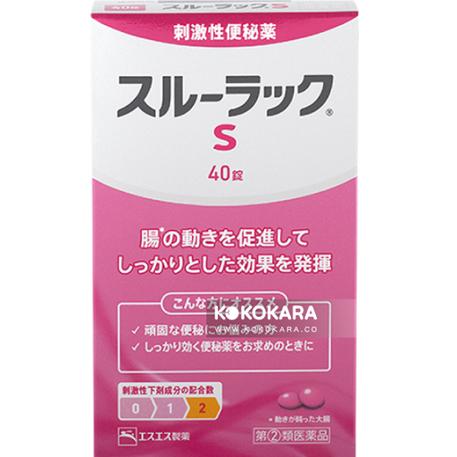 [SS製藥] SS製藥 白兔牌便秘藥 糖衣丸 40錠 / Surulac S
