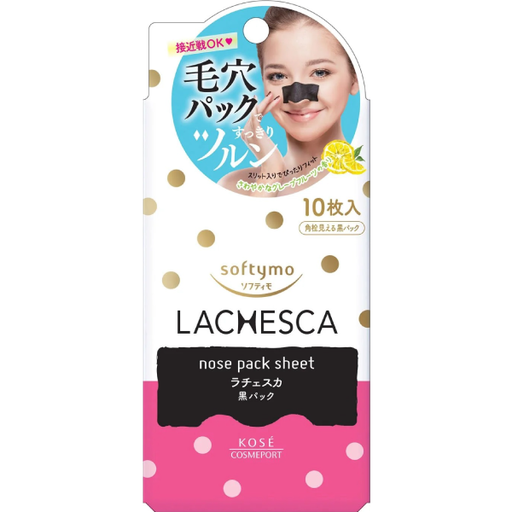 [KOSE] KOSE 高絲 softymo LACHESCA 黑鼻貼 10枚入