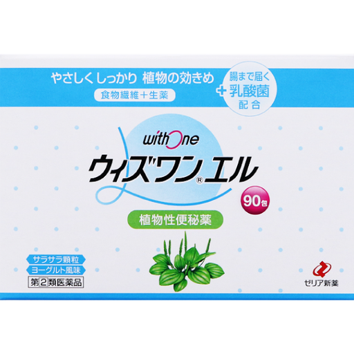 [ZERIA 善利亞新藥工業] ZERIA 善利亞新藥工業 植物性便祕藥 withOne 90包 (食物纖維+乳酸菌)