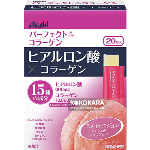 [Asahi 朝日] 朝日 玻尿酸 膠原蛋白果凍 水蜜桃口味