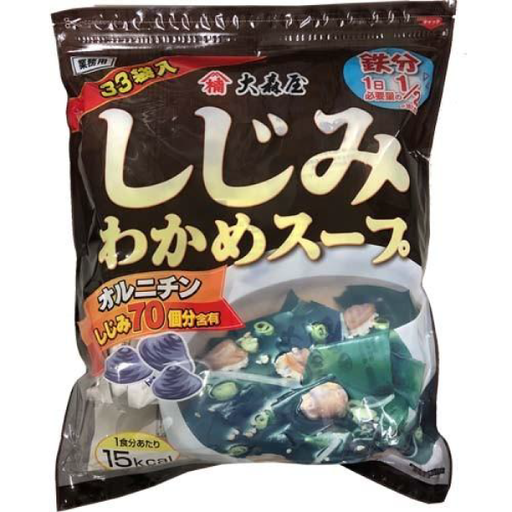[大森屋] 日本 COSTCO 蜆仔 海帶芽湯 33入/包