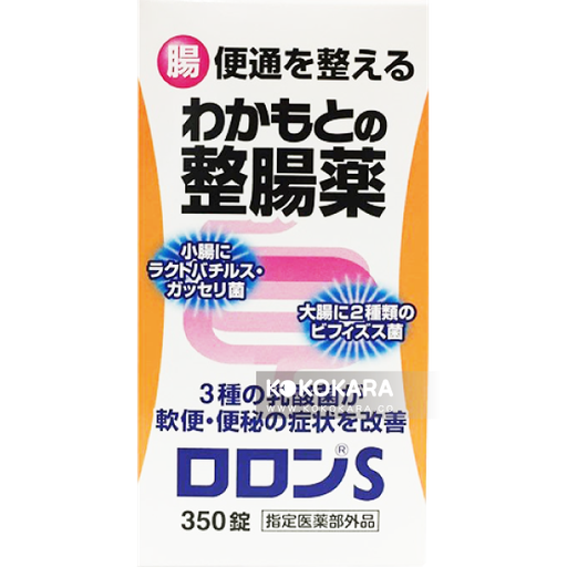 [WAKAMOTO製藥] WAKAMOTO的整腸藥 RORONS 350錠 