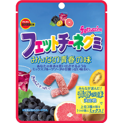[波旁 ブルボン] ブルボン フェットチーネグミみんなの青春の味 50g / 軟糖