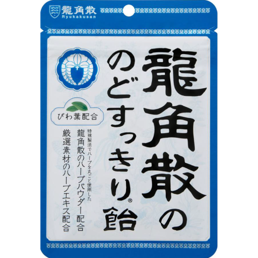 [龍角散] 609.龍角散 潤喉糖 枇杷葉 100g (甘涼百草)
