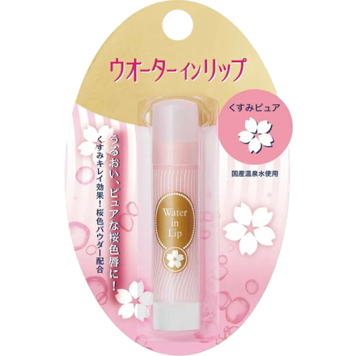 [資生堂] 657.資生堂 Water In Lip 櫻花色高水分保濕潤唇膏 3.5g / 日本國產溫泉水使用