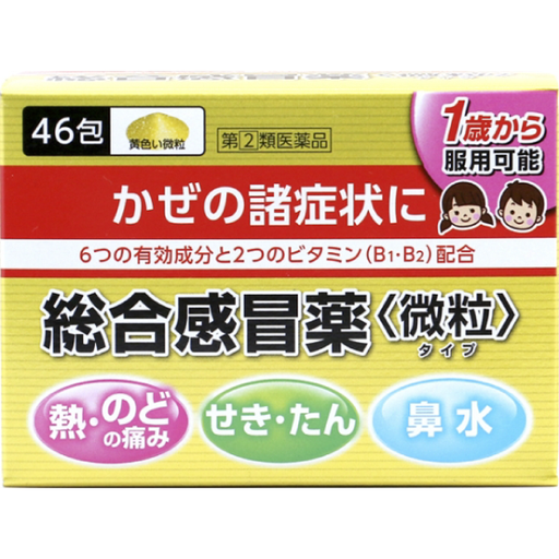 [米田藥品工業] 511.米田藥品工業 1歲兒起適用 綜合感冒藥 微粒 46包