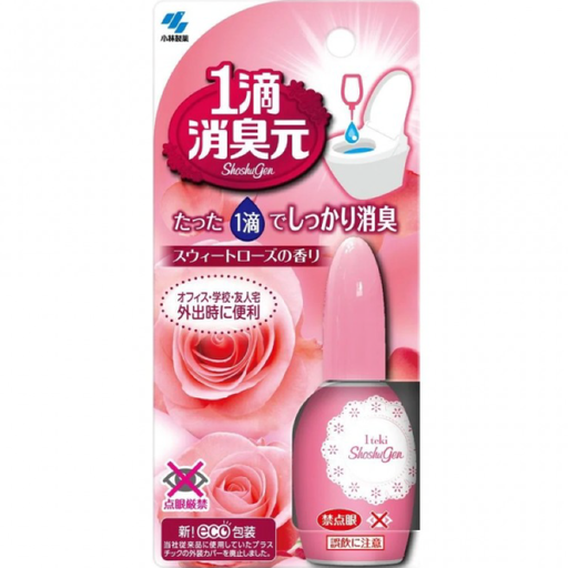 [小林製藥] 1滴消臭元 廁所除臭香薰空氣清新劑 20mL (玫瑰香)