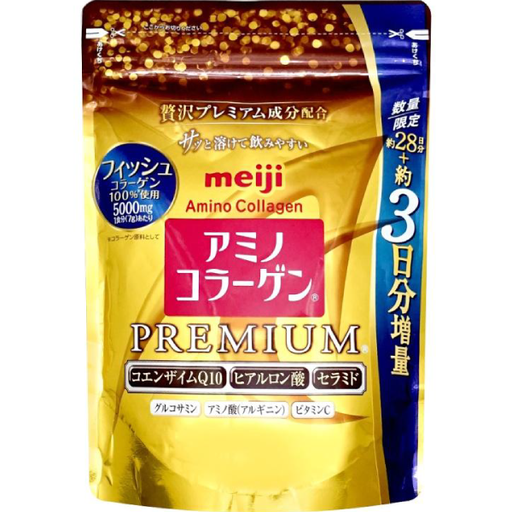 [meiji 明治] 062.明治 膠原蛋白粉 Premium 粉璀璨金 28日份+3日增量 217g
