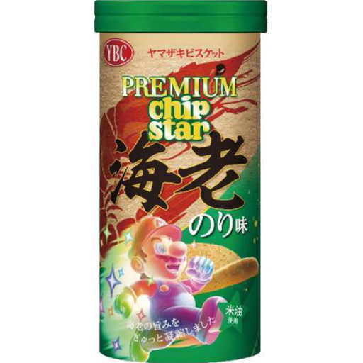 [YBC] YBC chip star洋芋片 x 瑪力歐聯名 (海苔蝦味)-綠