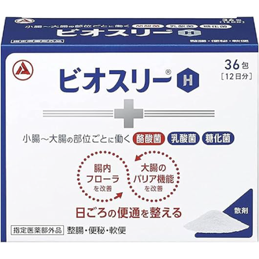 [合利他命製藥] 合利他命製藥 武田 Bio Three H 便祕整腸百賜益錠36包