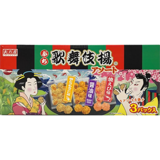 [天乃屋] COSTCO ぷち歌舞伎揚げアソート3種 792g /米菓