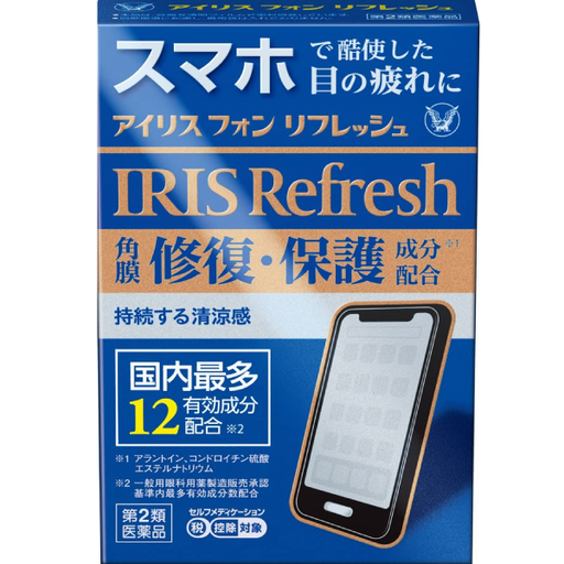 [大正製藥] 大正 愛力舒 IRIS Refresh 角膜修復保護 眼藥水 / アイリス フォン リフレッシュ 12mL