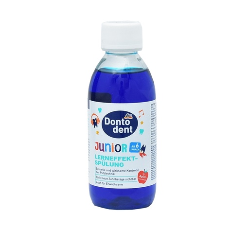 德國 Dontodent 兒童刷牙學習漱口水 200ml (蘋果味)