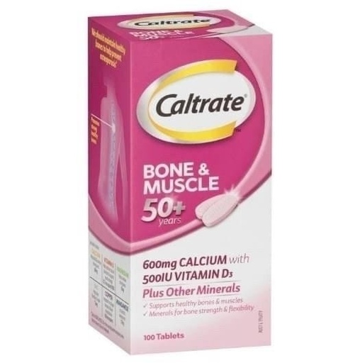 澳洲 Caltrate 挺立鈣 強力錠 100錠 (50歲以上) 粉色