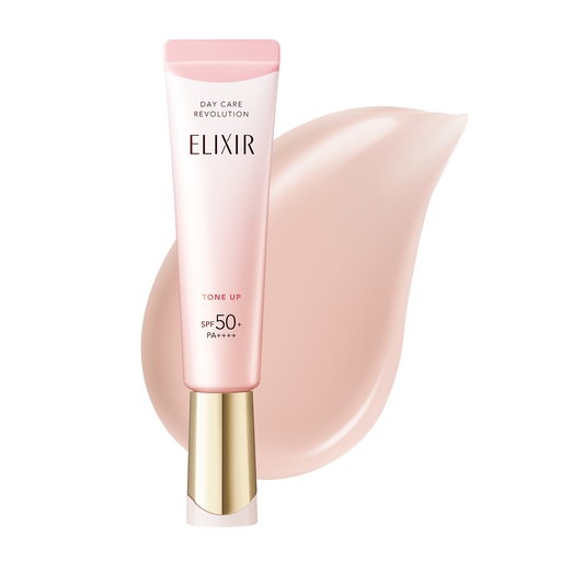 [資生堂] 資生堂 ELIXIR緊緻潤色提亮SPF50+ 妝前防曬櫻花粉 35g UV乳液