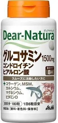[Asahi 朝日] 新商品-Dear Natura 朝日 葡萄糖胺+II型膠原蛋白 360錠